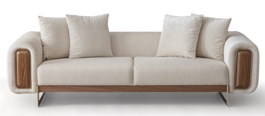 Moderner 3-Sitzer im stilvollen Design mit hohem Komfort