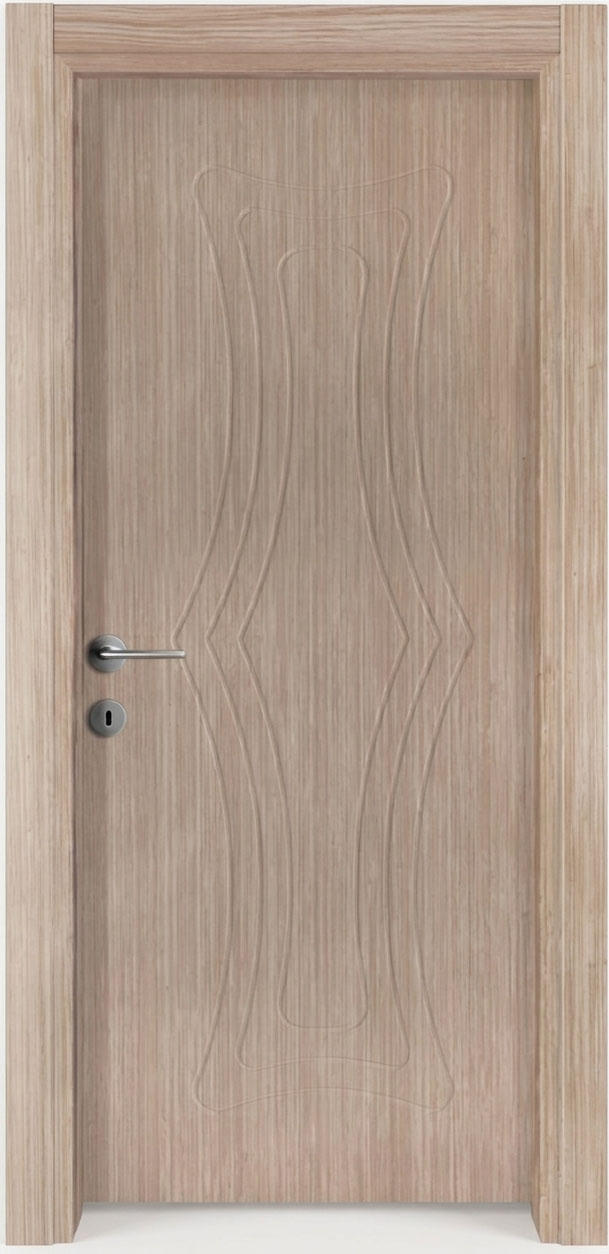 Elegante braune Innentür  Robuste Tür für Zuhause und Büro Premium