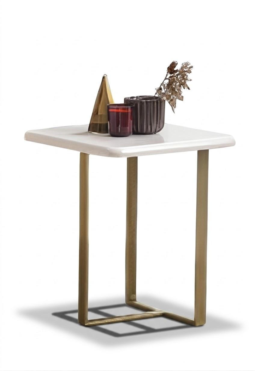 Design Beistelltisch Modern Stil Holz Braun Modern Edel.