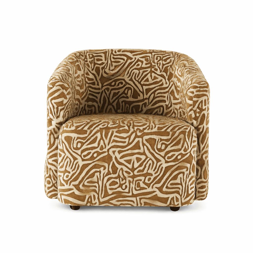 Sessel Stil modern Farbe beige neu weich bequem Wohnzimmer komfortabel