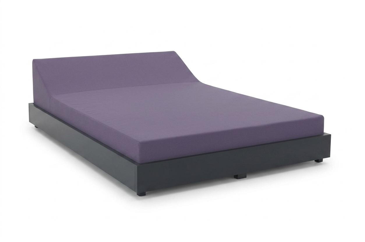 2-Sitzer-Liegestuhl grau bequem weich komfortabel modern neu