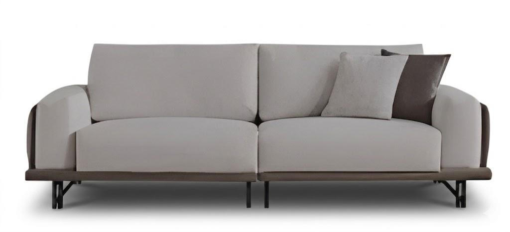 Modernes 4-Sitzer Sofa Weiß Elegante XXL Couch