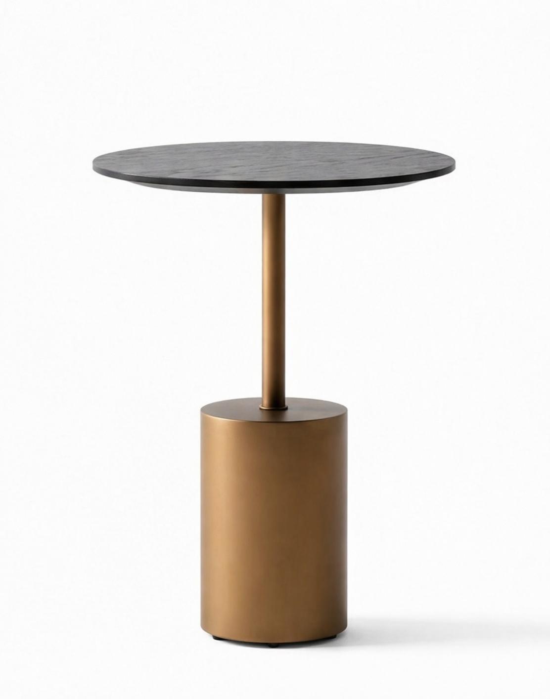 Beistelltisch Stil modern Farbe schwarz neu praktisch Wohnzimmer rund
