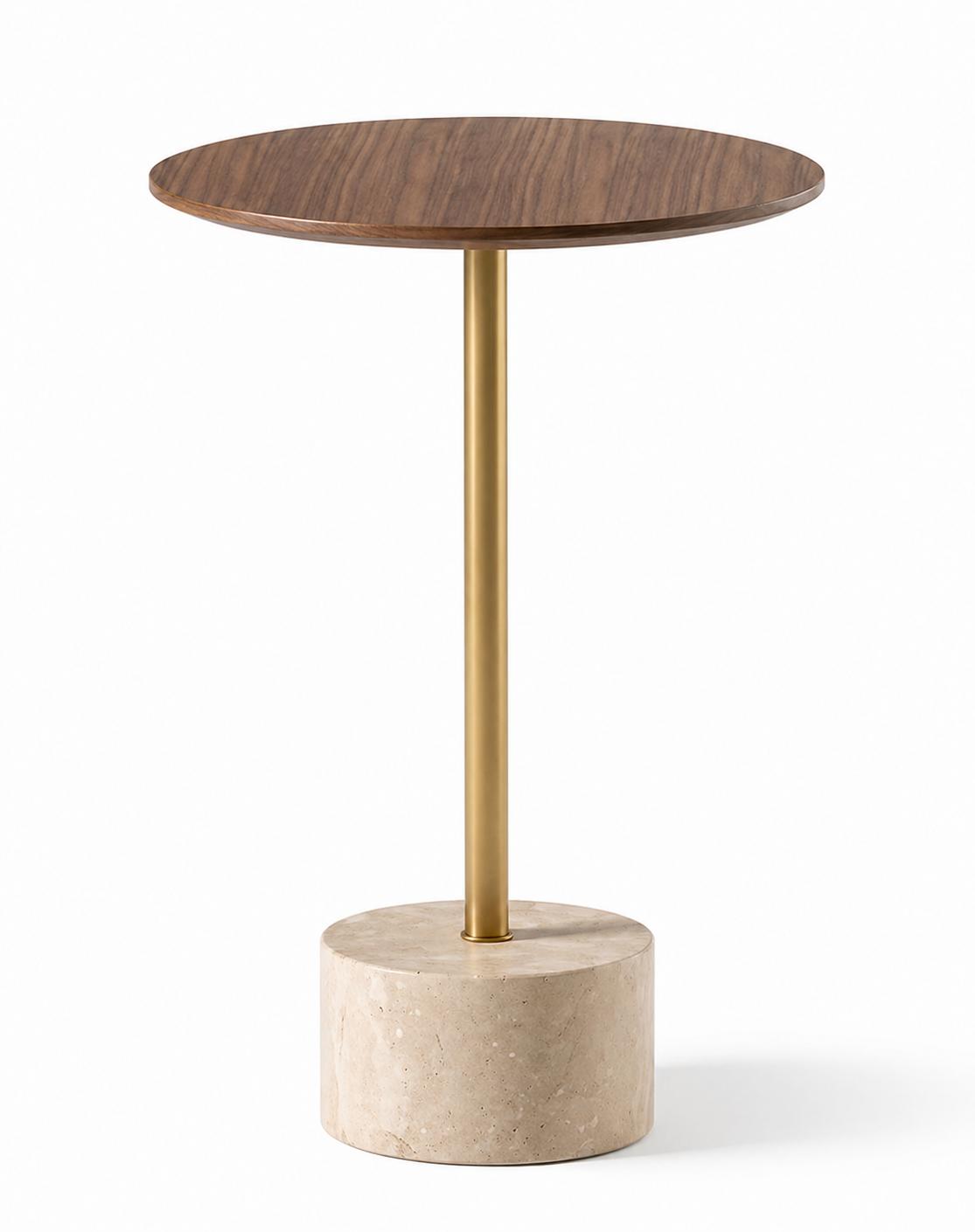 Beistelltisch Stil modern Farbe gold neu praktisch Wohnzimmer rund