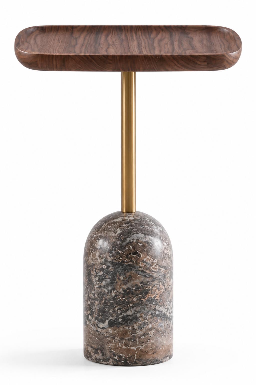 2x Beistelltisch Stil modern Farbe braun neu praktisch Wohnzimmer
