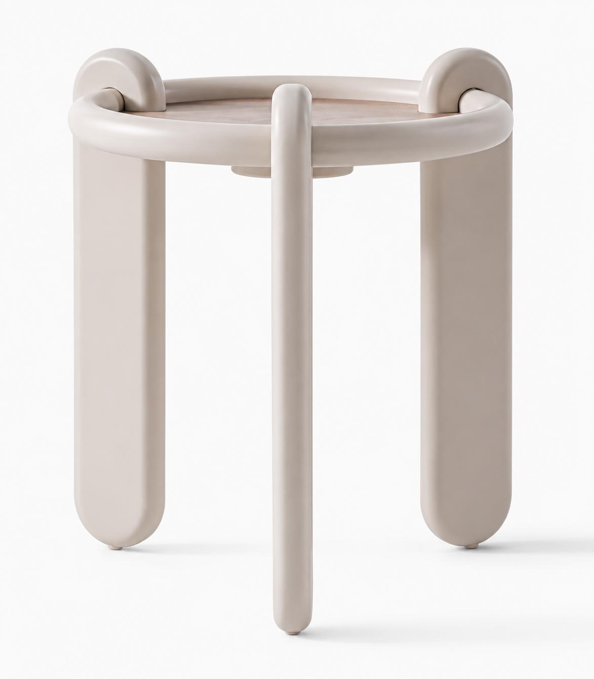 Beistelltisch Stil modern Farbe weiß Wohnzimmer praktisch bequem neu