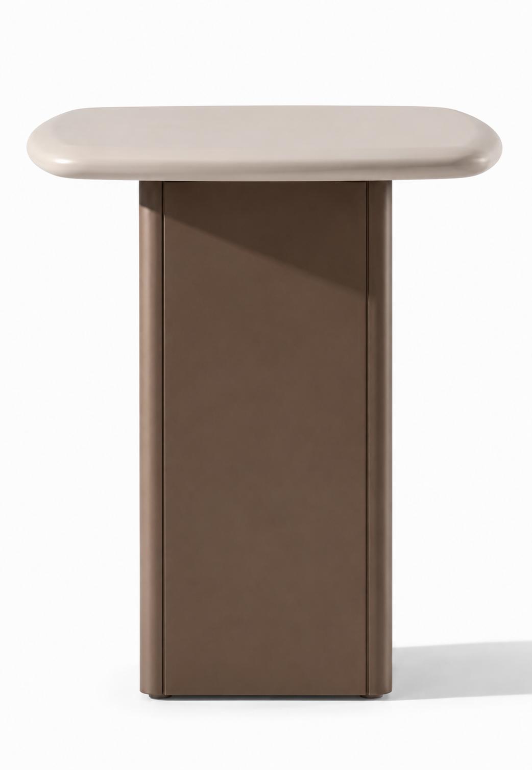 Beistelltisch Stil modern Farbe grau neu praktisch bequem Wohnzimmer