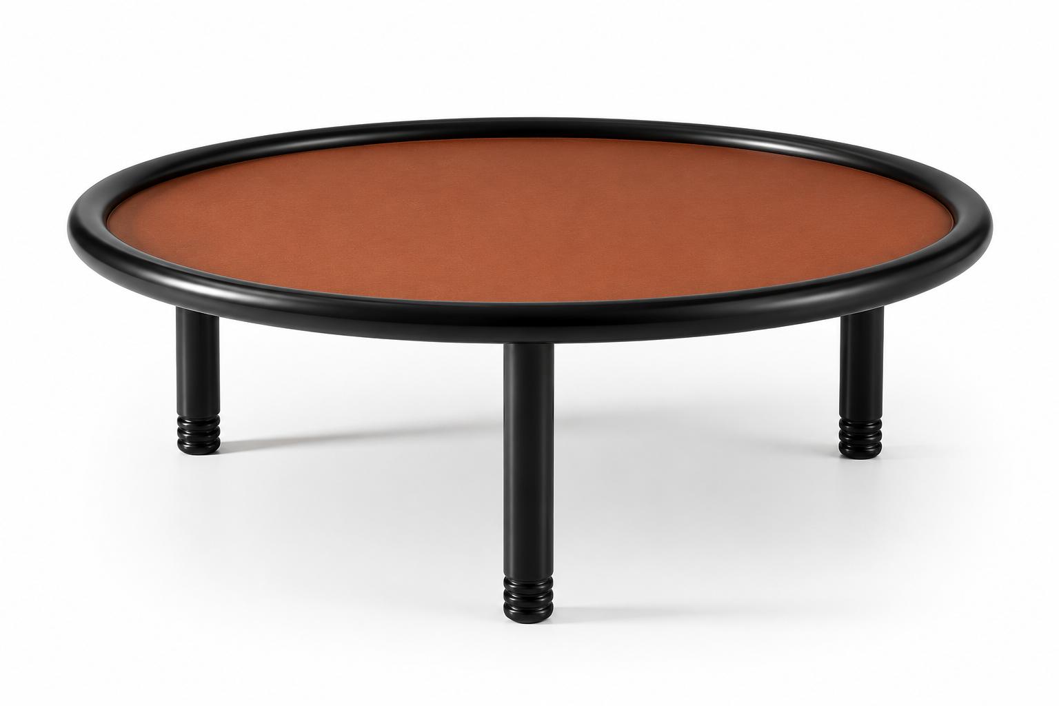 2x Beistelltisch Stil modern Farbe schwarz neu bequem praktisch rund