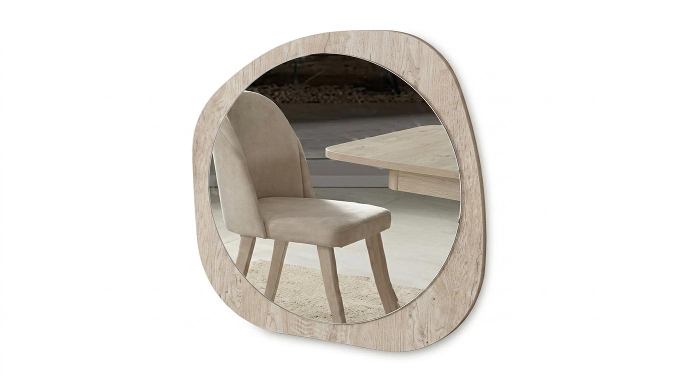 Spiegel Stil modern Farbe beige neu praktisch Wohnzimmer komfortabel
