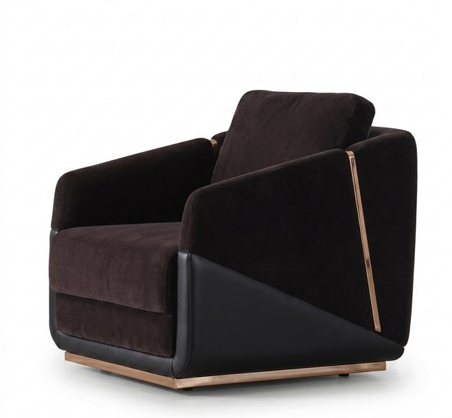 Sessel bequem weich geräumig schön moderner Stil braun  neu