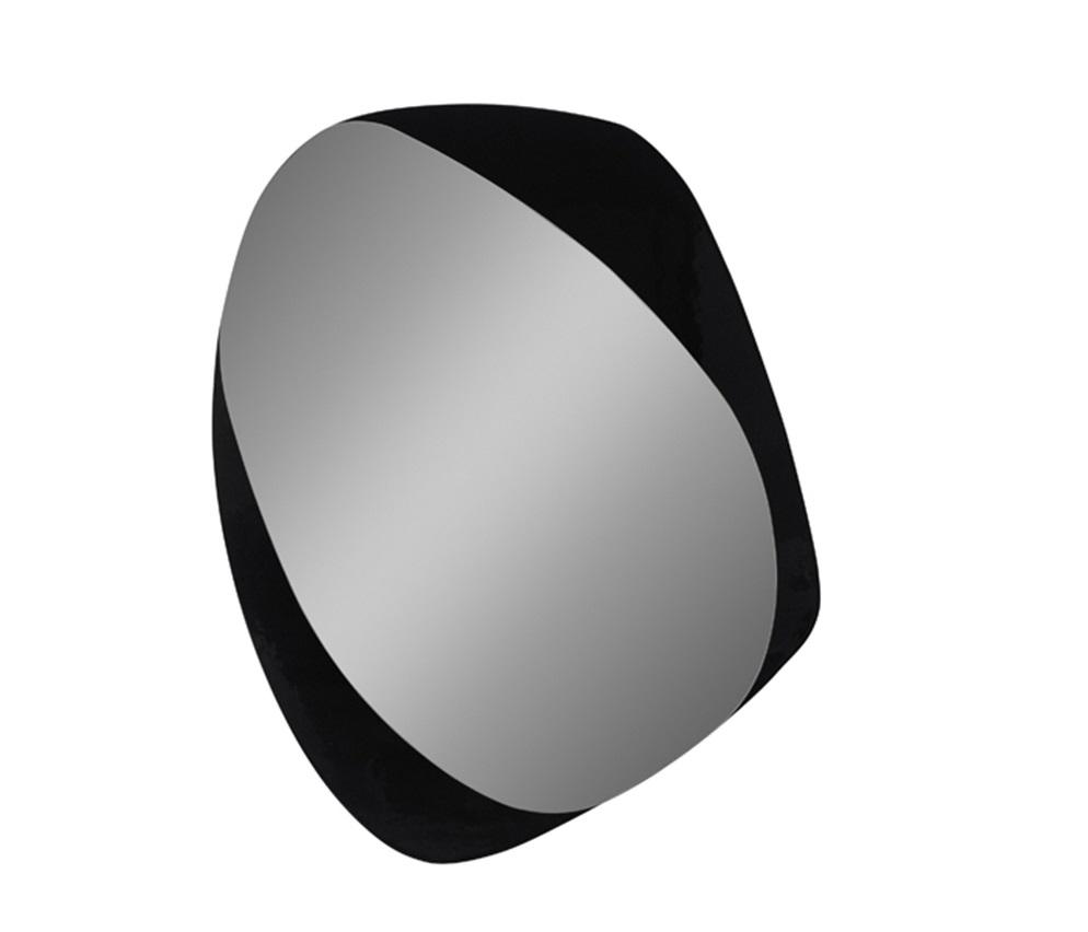 Spiegel Modern Schwarz Elegant Wandspiegel Dekospiegel Design