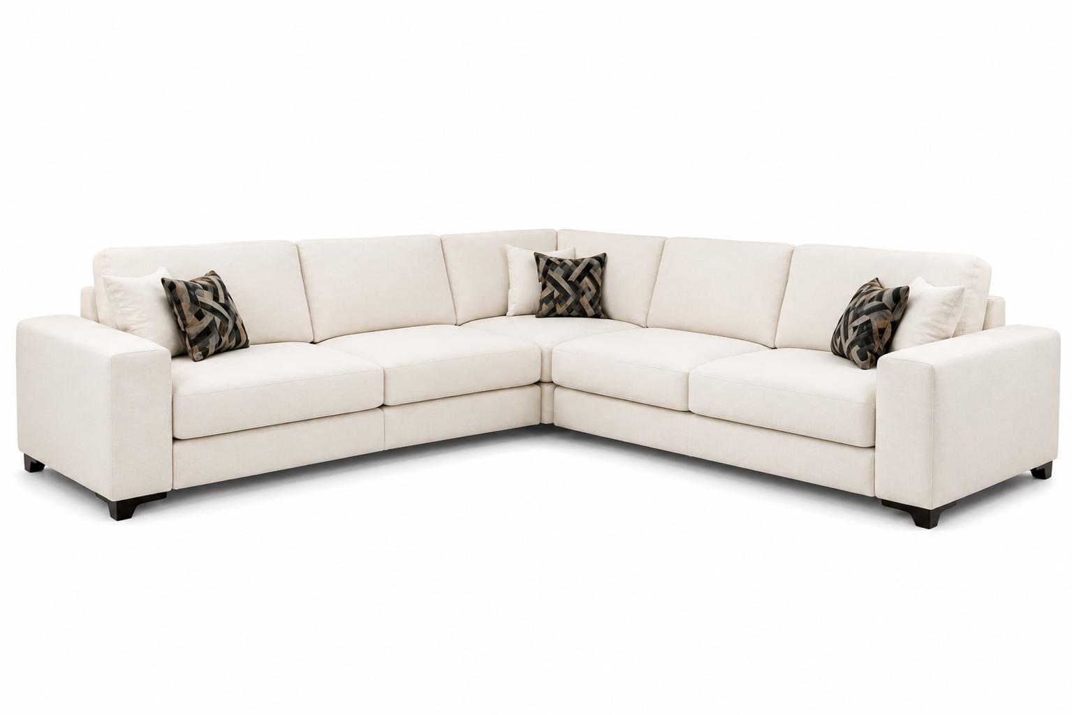Ecksofa L Form italienische Möbel weiche Polstermöbel Wohnzimmer Sofa