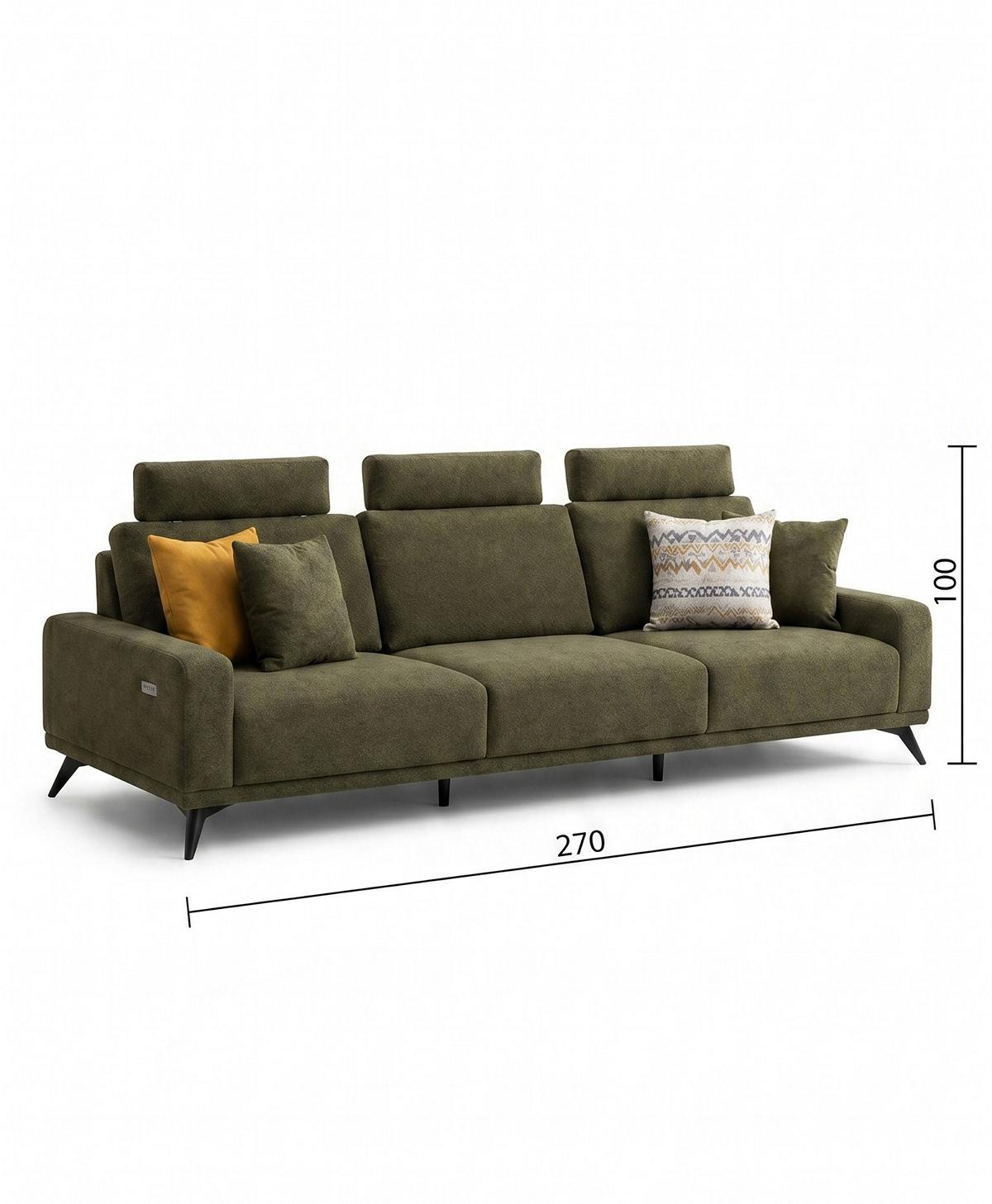 Wohnzimmer 3-Sitzer Sofa Polstersofa italienische Möbel Luxuriöser Designer