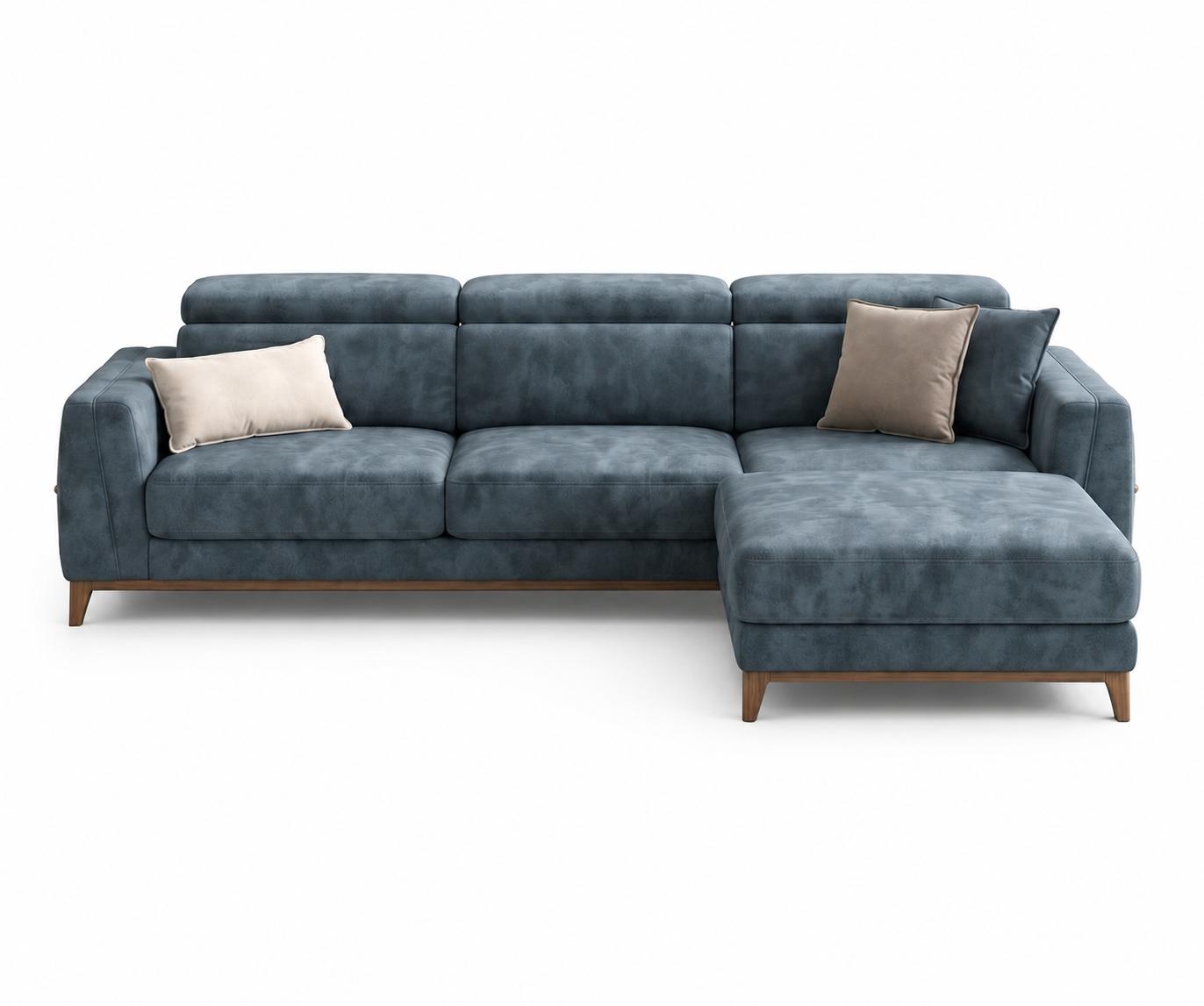 italienische Ecksofa L-Form Moderne Polstermöbel Wohnzimmer Eleganter Sofa