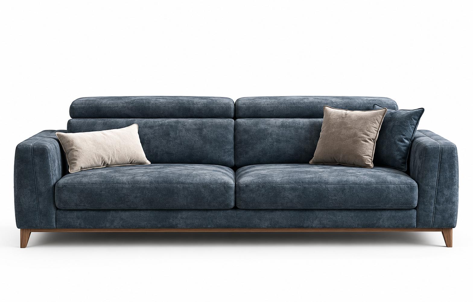 Moderner Sofa 3 Sitzer Luxuriöses Polstermöbel Wohnzimmer Polstersofa