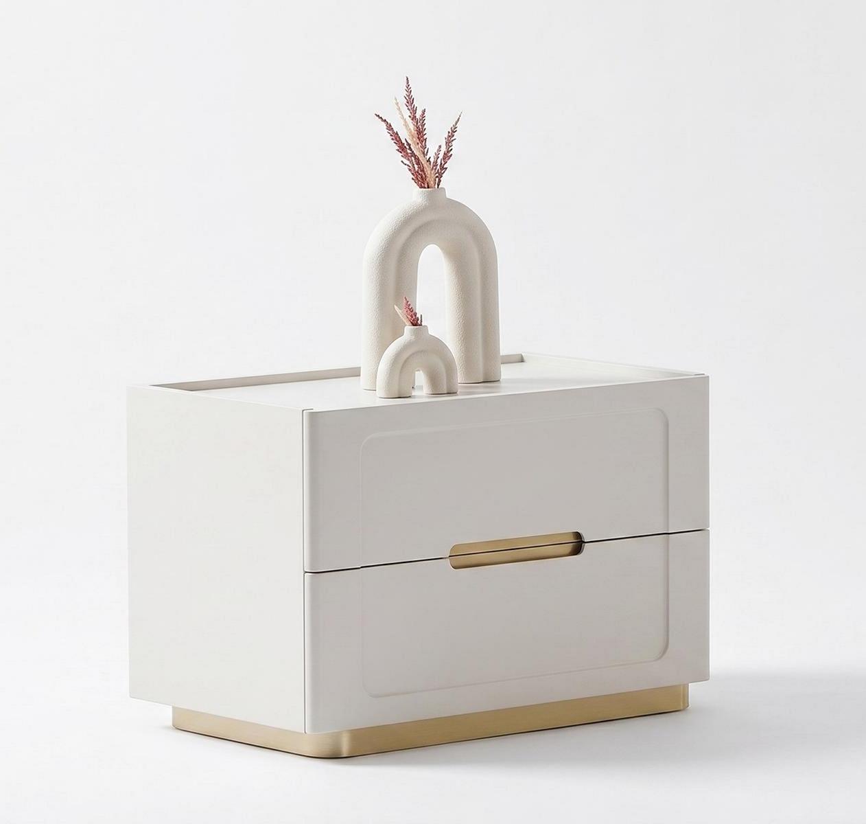 2х Nachttische Modern Zeitloses Design Hochwertig Elegant Funktional