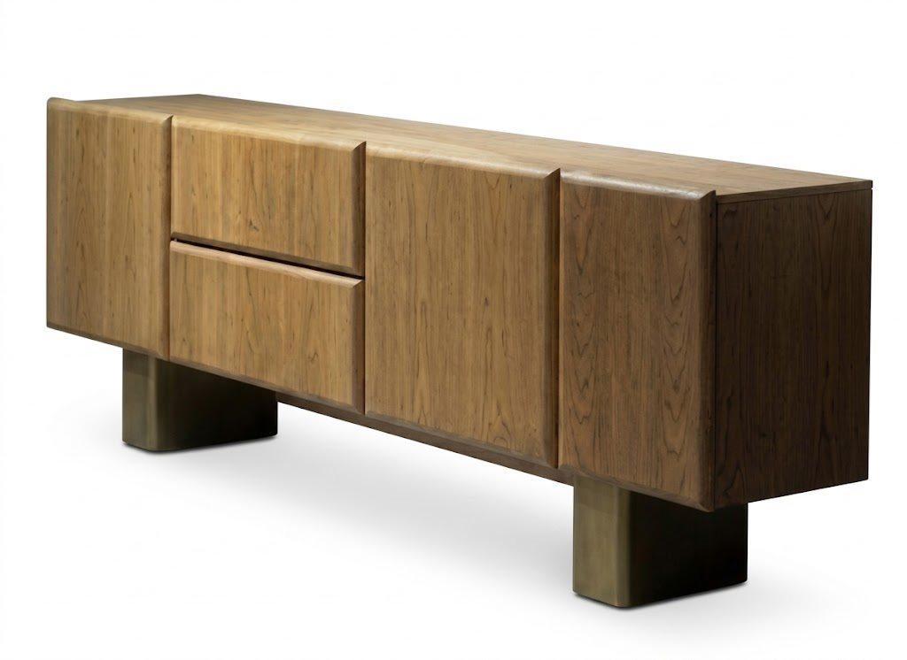 Sideboard moderner Designer Stück Braun Büromöbel Wohnzimmer