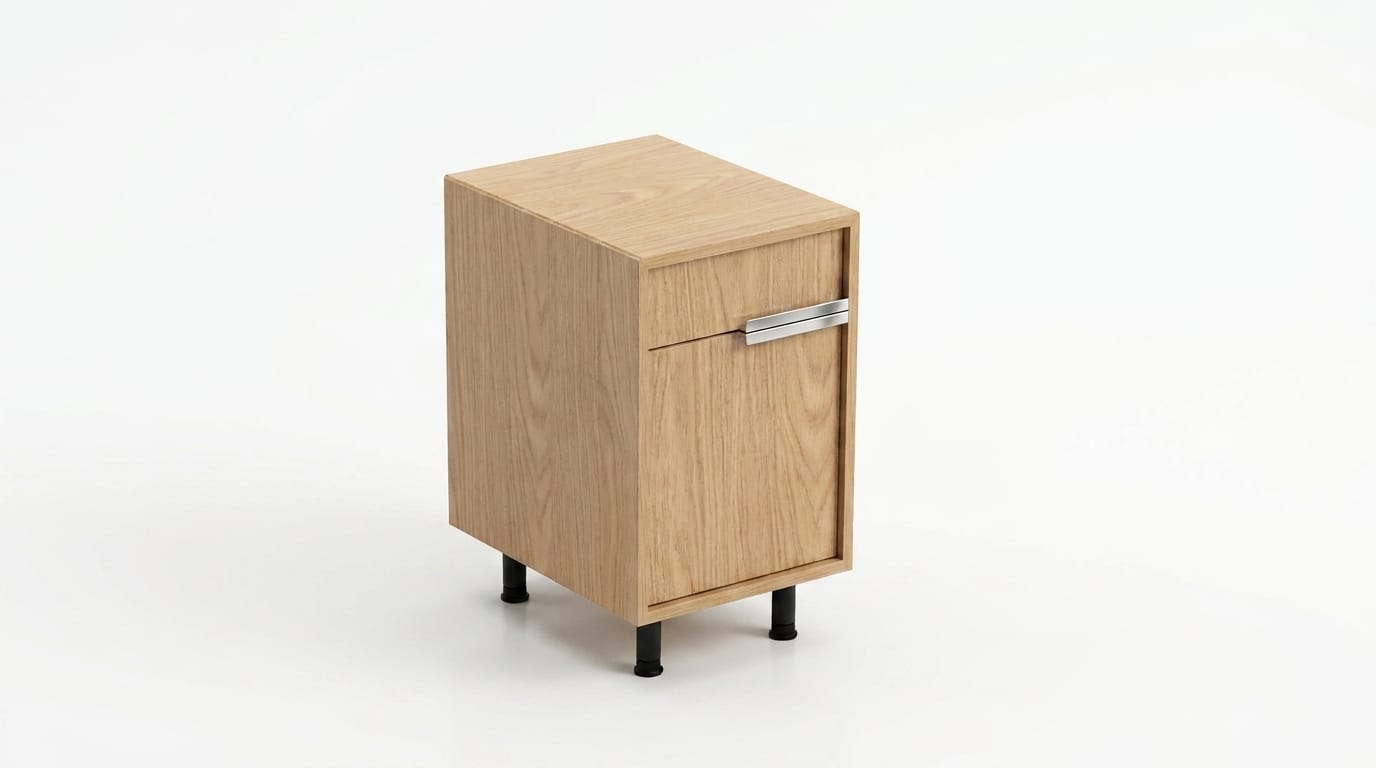 Designer Kommode mit Tür Minimalistisch Modernes Wohnmöbel