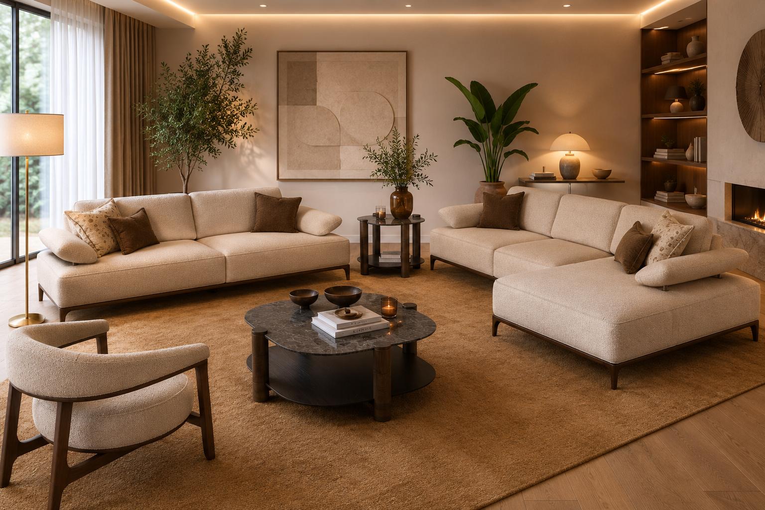 Modernes Wohnensemble 3-Sitzer L-förmiges Ecksofa Komfort Design Luxus