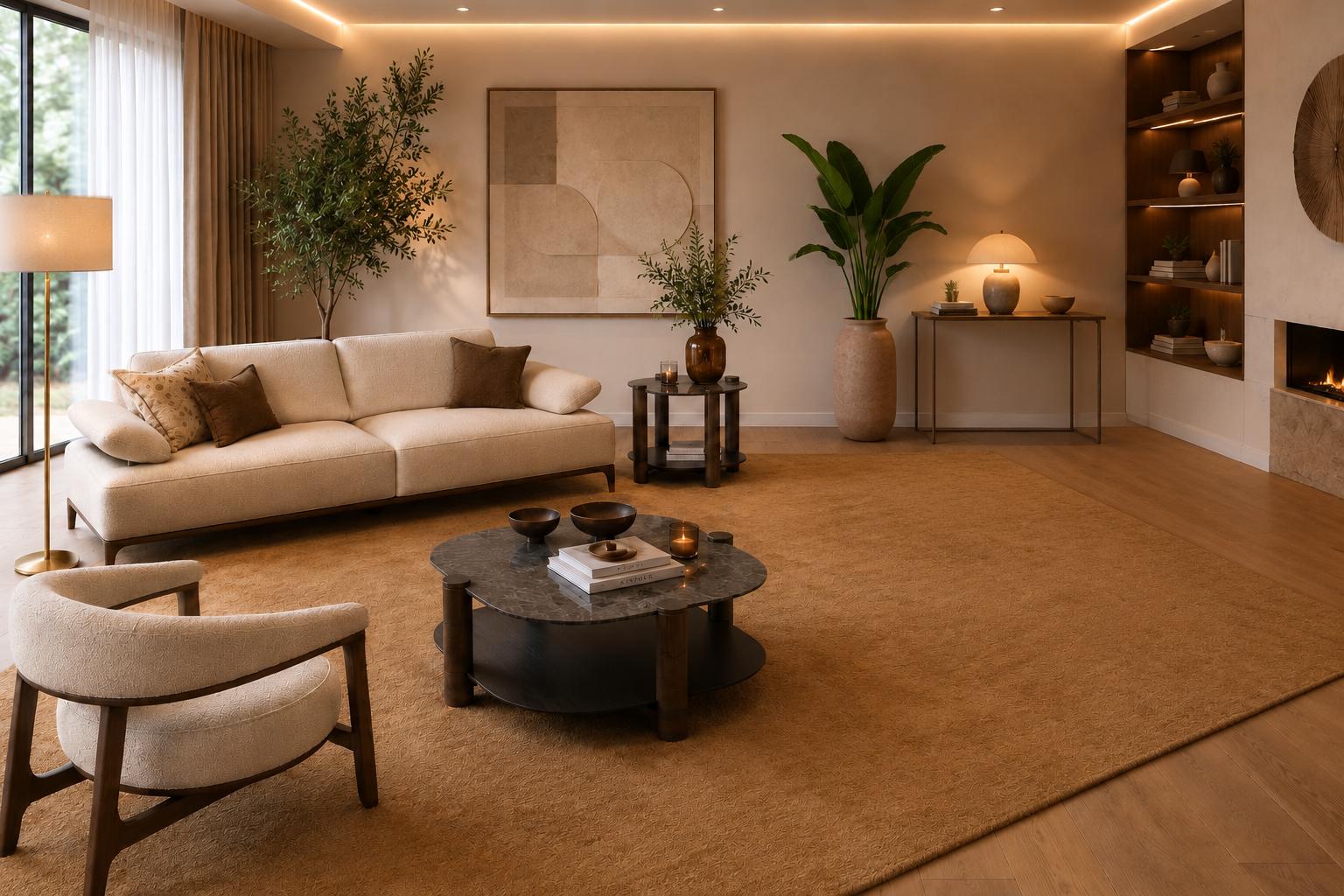 Modernes Wohnzimmer Set 3+1 für ein harmonisches und gemütliches Wohnambiente