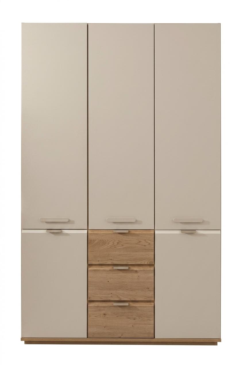 Beiger 3-türiger Kleiderschrank Holzschrank modern Schlafzimmer Jugendzimmer
