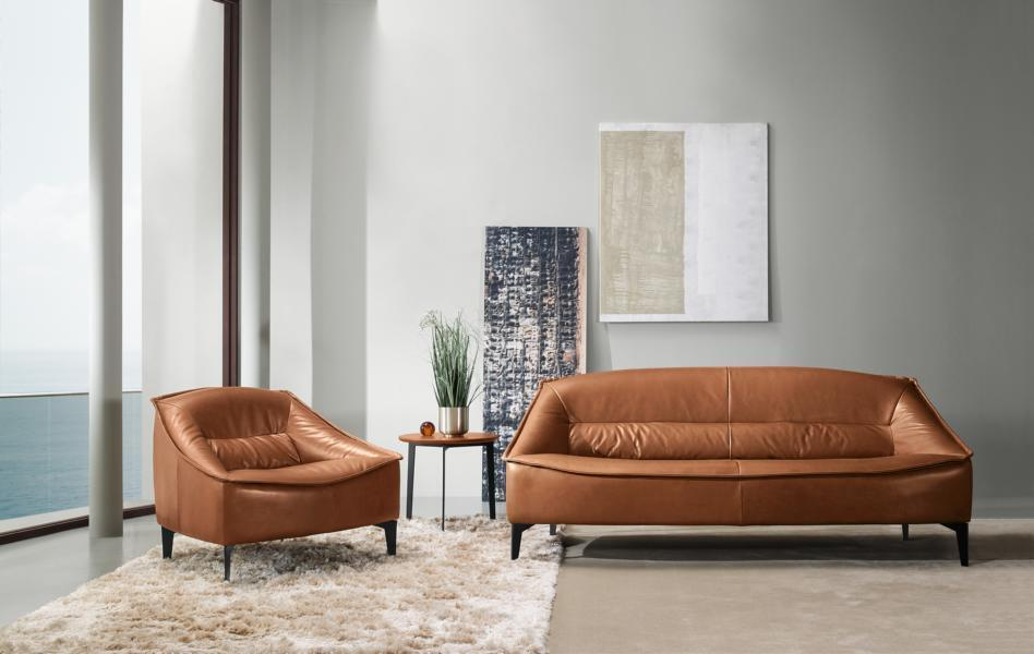 Luxus Garnitur Set 2tlg Sofagarnitur 3+1 Sitz Modern Sofa Sofas Sessel PRIANERA