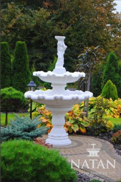Zierbrunnen Springbrunnen Figur 197cm Brunnen Dekoration Garten Fontaine