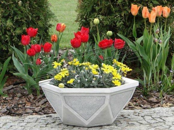 Blumenkübel Pflanz Kübel Dekoration Figur Blumentöpfe Garten Vasen