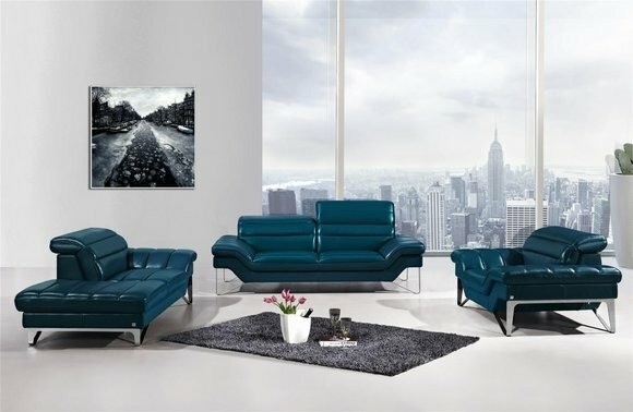Sofagarnitur Leder Sofa Set 3+2 (ohne Sessel) Couch Sitz Polster Garnitur 994