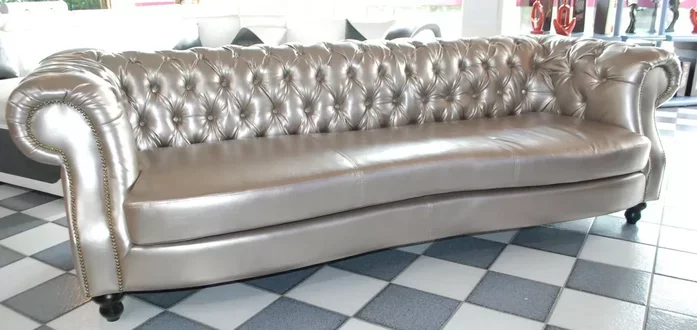 LEDERSOFA XXL CHESTERFIELD BIG SOFA ENGLAND 250cm o. 300cm