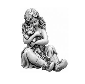 42cm Deko Skulptur Design Figur Statue Garten Figuren Statuen Skulpturen