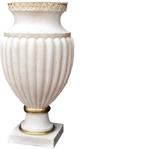 XXL Vase Tisch Dekoration Deko Vasen Antik Stil Skulptur Figur Kelch Rom