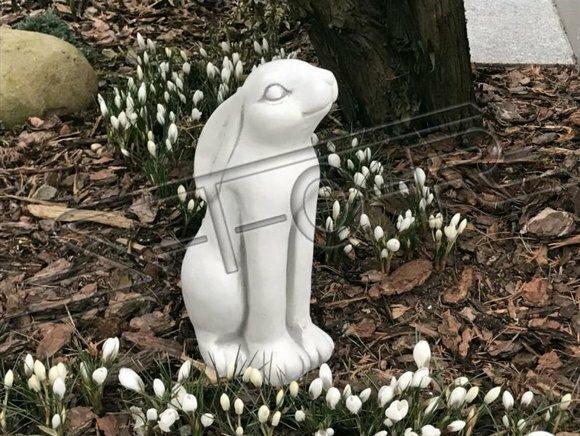 Garten Dekoration Hase Terrasse Stein Figuren Figur Deko Statue Skulptur