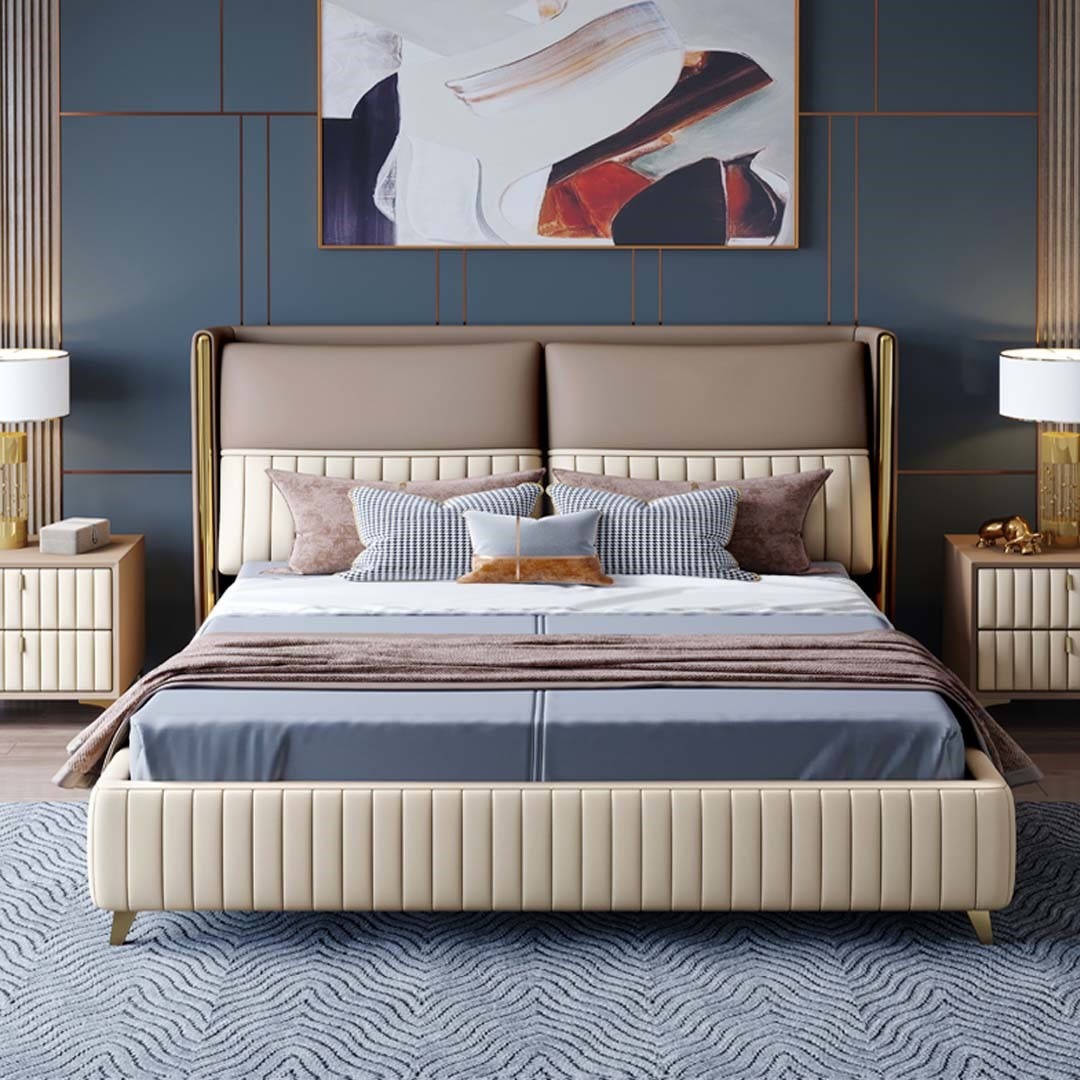 Klassisch Doppelbett Bett Ehebett Design Luxus Betten Modern Stil neu 180x200cm !