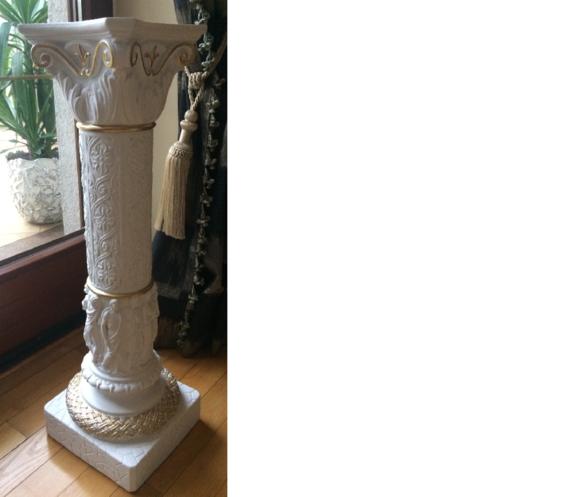 Griechischer Antik Stil Säulen Säule Kolumne Blumen Ständer Dekoration