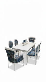 4x Stuhl Set Klassische Sitz Polster Garnitur Chesterfield Designer Stühle Lehn