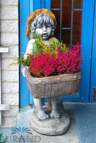 Figur Skulptur Garten Blumen Topf Kübel Dekoration Stein Figuren Skulpturen 2025