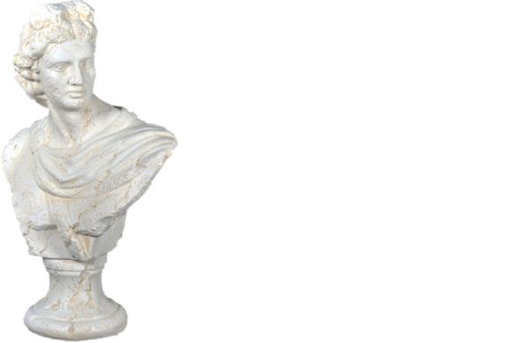 Design Apollo Büste Figur Statue Skulptur Skulpturen Figuren Decoration 51cm