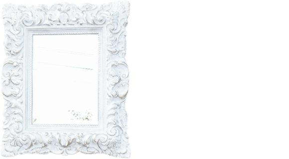 Design Rechteckiger Spiegel Deko Spiegel Wand Antik Still Dekoration 6603