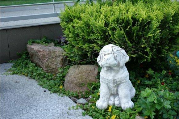 Garten Dekoration Hund Terrasse Stein Figuren Figur Deko Statue Skulptur