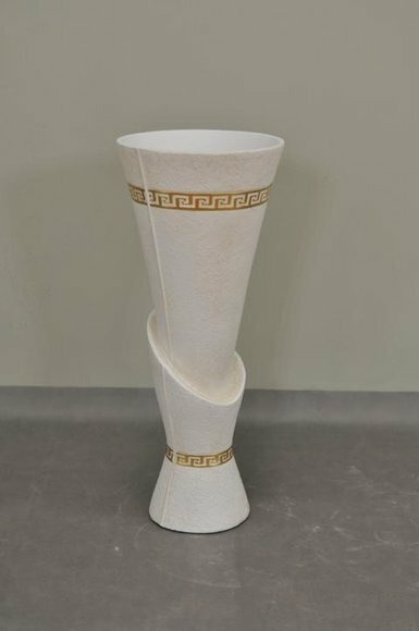 XXL Big Vase Design Medusa Antik Stil Blumen Vasen Pokal Deko Dekoration