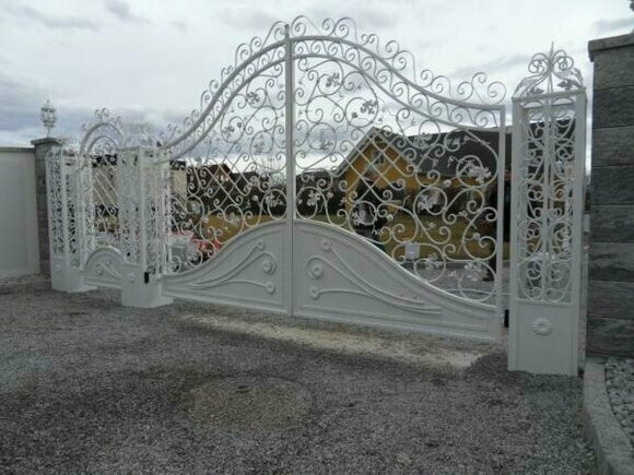 Antik Stil Einfahrt Villa Flügeltor Tor Garagentore Eingang Pforte Maßfertigung