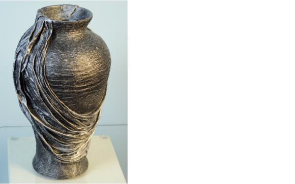 XXL Vase Tisch Dekoration Deko Vasen Antik Stil Skulptur Figur Kelch Rom