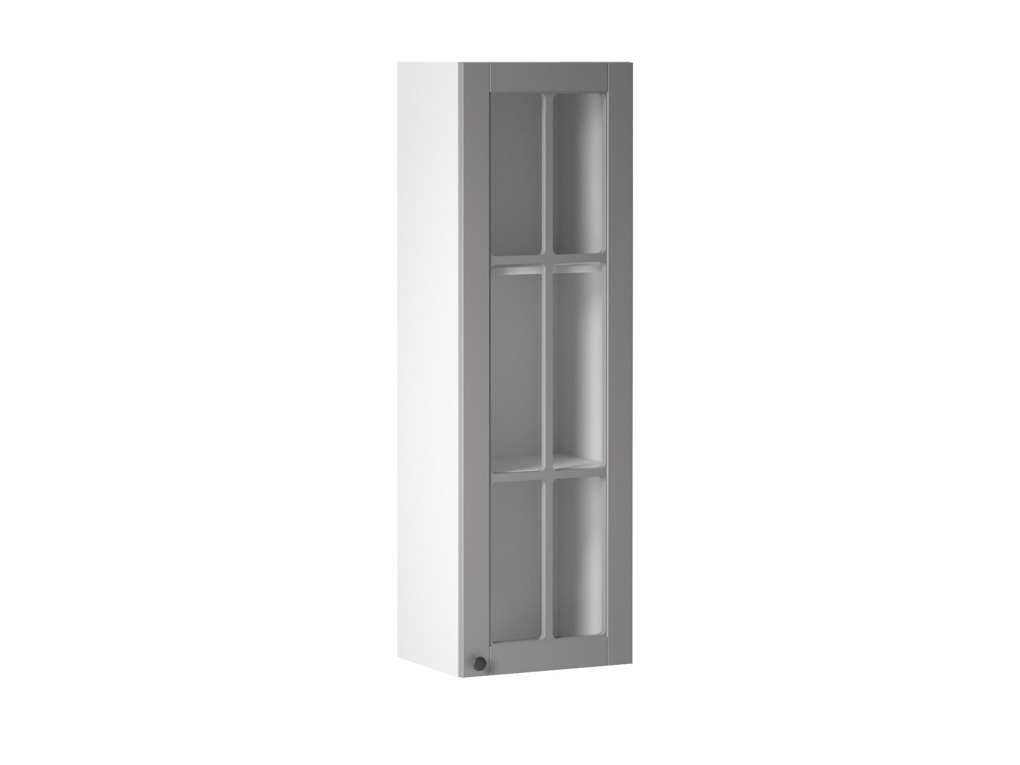 SCHMALER WANDMONTIERTER KÜCHENSCHRANK IM MODERNEN STIL IN WEISS W40S