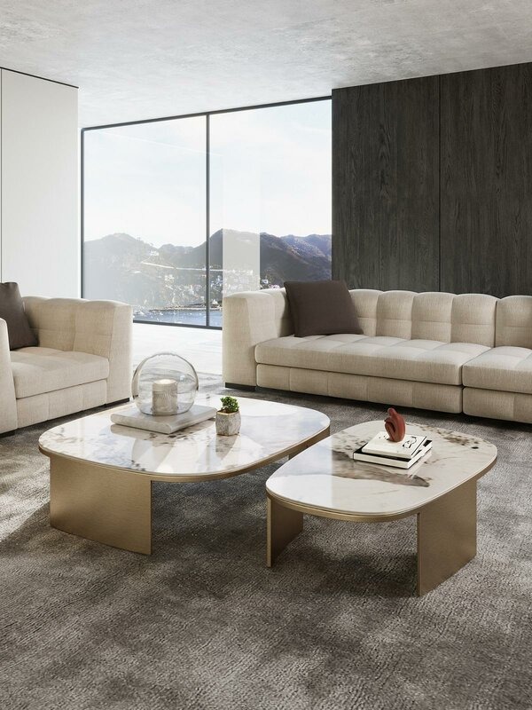 Couchtisch Design Italien Möbel Tisch Wohnzimmer Tische Moderne Möbel Edelstahl