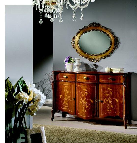 Design Möbel Stil Barock Kommode Schrank Braun Design Luxus Holz Italienische Möbel Neu