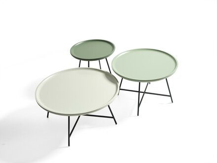 Couchtisch Holz Set 3 tlg. Kaffeetisch Designer Tisch Wohnzimmertisch