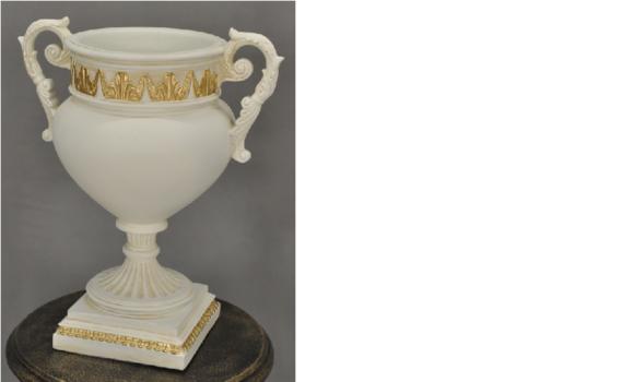 XXL Vase Tisch Dekoration Deko Vasen Antik Stil Skulptur Figur Kelch Rom