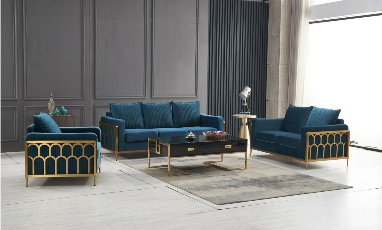 Wohnzimmer Design Sofa Sofagarnitur 3+2+1 Sitz Moderne Couch Set Garnituren 3tlg !
