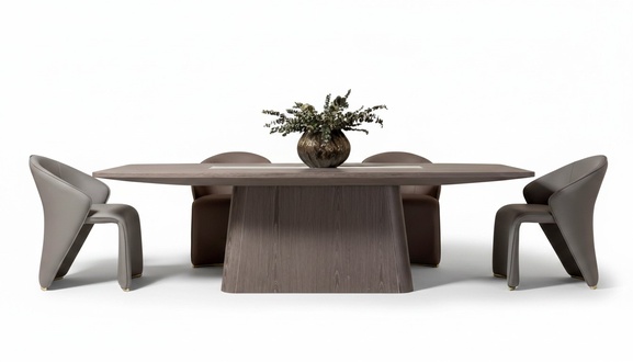 5tlg Esstisch 4x Stühle Esszimmer Set Luxus Essgruppe Modern Helles Holz Lux Neu